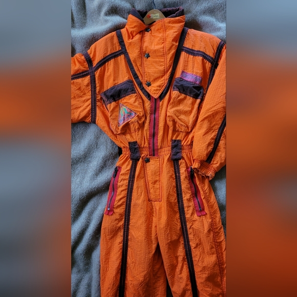 Vintage 80s DRESS THE BONE Snowsuit - Picture 1 of 16